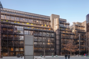 Arup Associates' proposals for 1 Finsbury Avenue Square [view from south east corner] - submitted for planning in June 2015