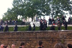 Aylesbury protests outside the AJ120 event at the Tower of London (June 2015)