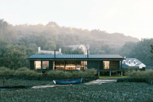 Phillips house, tamar estuary by john pardey exterior