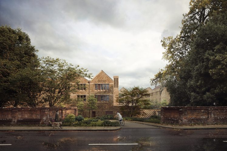 Stanton Williams's Winchester College proposed new boarding houses for girls